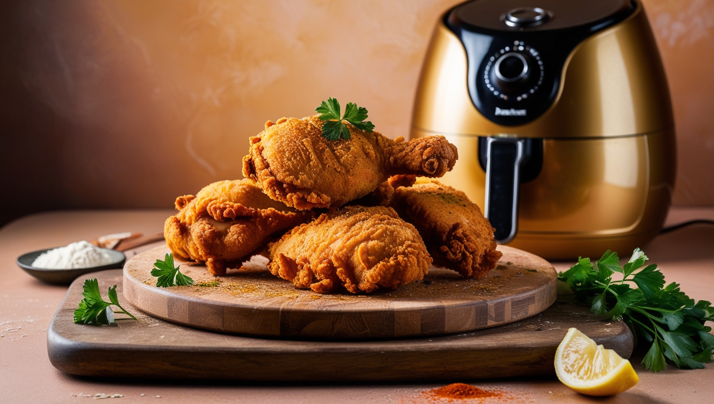 Air Fryer Keto Fried Chicken